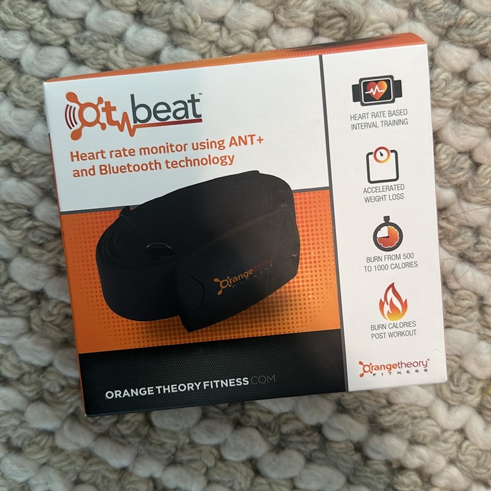 Orange Theory OT Beat Core Chest Strap Heart Monitor (chest) size M-XXL